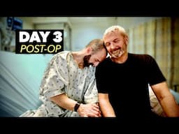 Colon Cancer Post-Op (Day 3) | IT WAS A HARD DAY FOR MY SON (1st Biopsy Results & Rectal Bleeding)