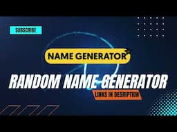 Random Name Generators