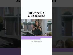 Identifying a Narcissist