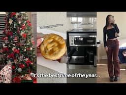 wrapping christmas gifts, baking cookies & prepping for the new year (vlog)