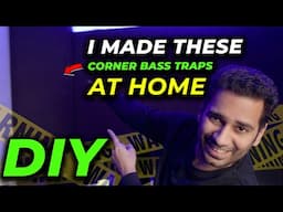 DIY Bass Traps - How To Make Corner Bass Traps at Home | Hindi