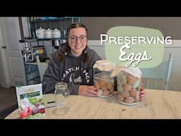 From Mamaw's Kitchen | Waterglassing Eggs