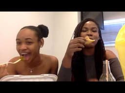 OUR FIRST LIVE VIDEO MUKBANG