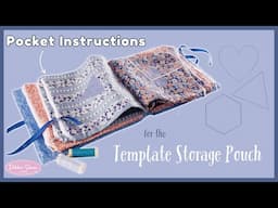 How to make the pocket for my sewing template storage pouch