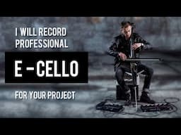 I will record professional ELECTRIC CELLO track for your song | Loop Trigger | cover mix