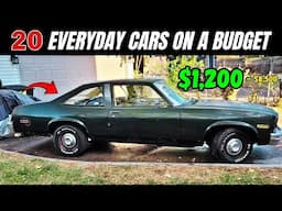 20 Classic Cars You Can Buy for Under $8,500! Which One Is Your Choice?