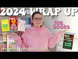 every book I READ in 2024!⭐️💌🪩 106 book reading wrap up