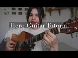 Hero(Enrique Iglesias) - Beginners/Intermediate Guitar Lesson