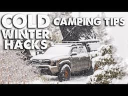 COLD WEATHER CAMPING ADVICE - Tips And Tricks For Staying Warm In The Winter - Overland Edition