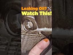 Massive Oil Leak?!  – The Hidden Problem You Need to Check!  - 2012 Ford Escape 3.0 #ford #shorts