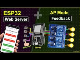 Home Automation project using ESP32 Web Server | ESP32 projects for beginners