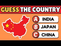 GUESS THE COUNTRY BY IT'S SHAPE | GUESS THE COUNTRY BY THE MAP #quiz #flag #map