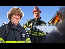 I Became a Firefighter For 24 Hours!