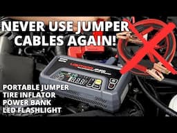 HOW TO USE PORTABLE CAR JUMP STARTER! LokiThor JP400 Compact Jump Starter Review (20% off CODE)