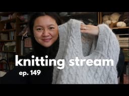 anyone remember this vest?? fixing it for grandma bliss // knitting stream #149