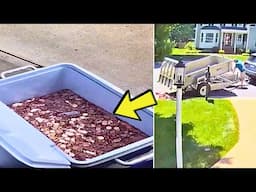 Dad Dumps 80,000 Pennies On Ex’s Wife's House For This Shocking Reason