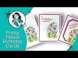 🔴 Handmade Floral Birthday Cards With Pretty Petals