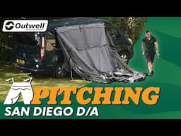 Outwell San Diego Driveaway Awning Pitching & Packing Video