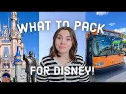 NEW 2025 | What To Pack For Disney Vacation