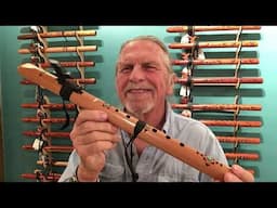 Sparrow Hawk 'A' Spanish Cedar Wood Flute - Sound Sample