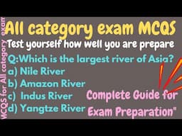 SPSC SST Test - General Knowledge Questions with Answers | Complete Guide for Exam Preparation"