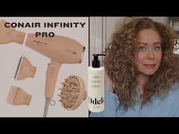 Conair Infinity Pro used with Odele Leave-in Conditioner REVIEW