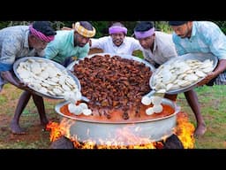 CHICKEN 65 IDLI | Fried Chicken Idli Recipe Cooking In Village | Idli Cooking with Chicken Recipe