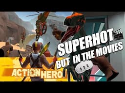 The New Superhot in the MOVIES! Action Hero // Quest 3 Gameplay