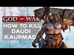 How to Kill The First Boss in God of War 4 | God of War Walkthrough Part 1 PS4