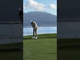 Rory McIlroy from way downtown on hole 7 at Pebble Beach. #TaylorMade #shorts