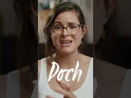 "Doch" is infamously confusing in German! Here's how to use it #learngerman #germanlanguage