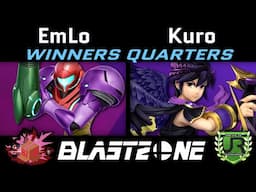 EmLo (Samus) vs Kuro (Dark Pit) Blast Zone 106 WINNERS QUARTERS