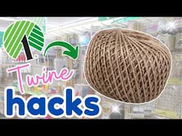 EVERYONE Will Buy DOLLAR TREE TWINE After Watching This Video  DIY Craft Hacks