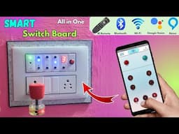 How to Make a Smart Switch Board at Home  All in One Smart Switch Board