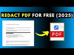 How to Black Out or Redact Text on a PDF for Free without Using Adobe Acrobat Pro 2025