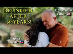 BREAKING | 🇺🇲 U.S. Marine REUNITED with long-lost DAUGHTER in the Philippines 🇵🇭 after 39 years!