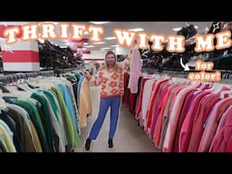 COME THRIFT WITH ME || THRIFTING COLOR COMBINATIONS