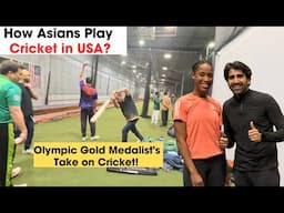 How Asians Play Cricket in the USA? Olympic Gold Medalist's Take on Cricket!