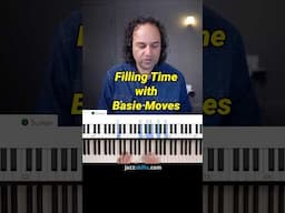 Filling Time - Basie Moves In Jazz #jazzpiano #countbasie  #jazzchords  #pianotips