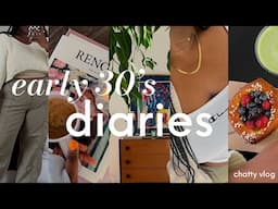 early 30’s diaries | chatty AF vlog + getting organized 🌷