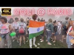 A Walk in Paris | 4K | France 🇫🇷 | Indian Holi Festival 22 May 2022 | GOPIO | Rojin in Wanderland