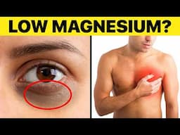 DON'T IGNORE! 12 Signs Your Body is LOW on MAGNESIUM.