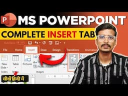 MS PowerPoint Tutorial for Beginners - Insert Tab Complete Tutorial #powerpoint