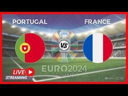 🔴[LIVE] PORTUGAL vs FRANCE • 1/4 FINAL of UEFA Euro 2024 • Full match english radio streaming