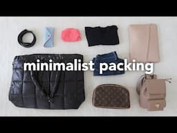 MINIMALIST Pack With Me For Weekend In Portorož