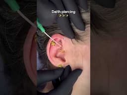 Gold Daith Piercing ✨