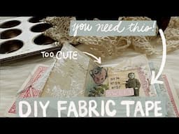 This Simple Fabric Tape Hack Will Change How You Journal! GAME CHANGER!! #junkjournaling