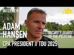 Adam Hansen interview: representing pro cyclists in 2025 – gearing limits, rider salary, safety