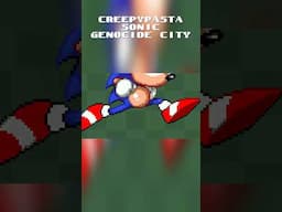 Creepypasta Sonic Genocide City Ilustración #sonic #sonicthehedgehog #creepypasta  #sonicexe