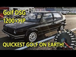 Brutal DSG Golf Mk2 1233HP World Record Video Best Of 2018